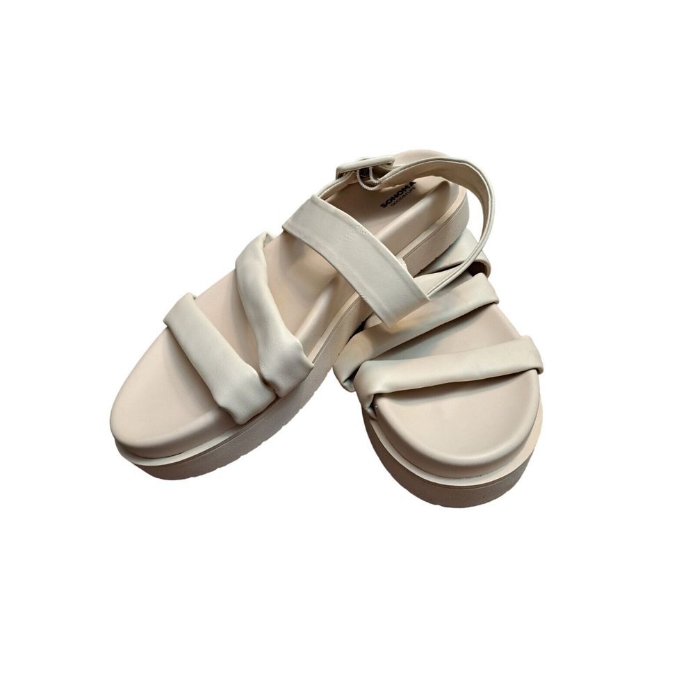 Sonoma Goods For Life Juanita Women's Strappy Slingback Sandals Open Toe Comfort